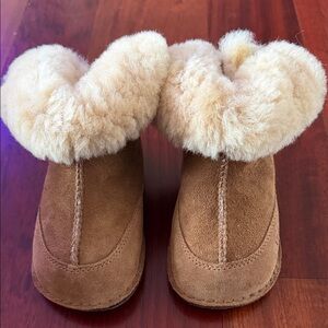 UGG Tan and Cream Kids' Booties